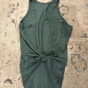 Lululemon Green Sleeveless Women's Top with tie in back